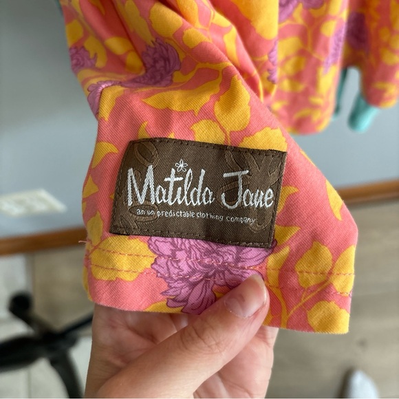 Matilda Jane Citrolnella Dress Fit and Flare Skater Dress Long Sleeves Size 10 - Picture 4 of 5